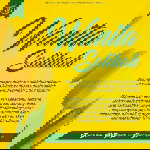 SIFAT-SIFAT WANITA YANG BAIK AGAMANYA