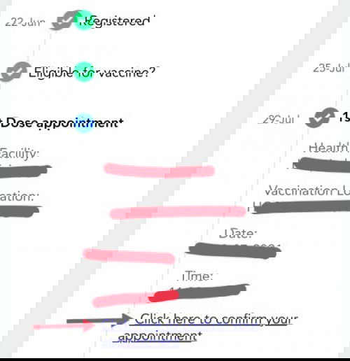 Vaksin Appointment ( Cancel Appointment @ Reschedule )