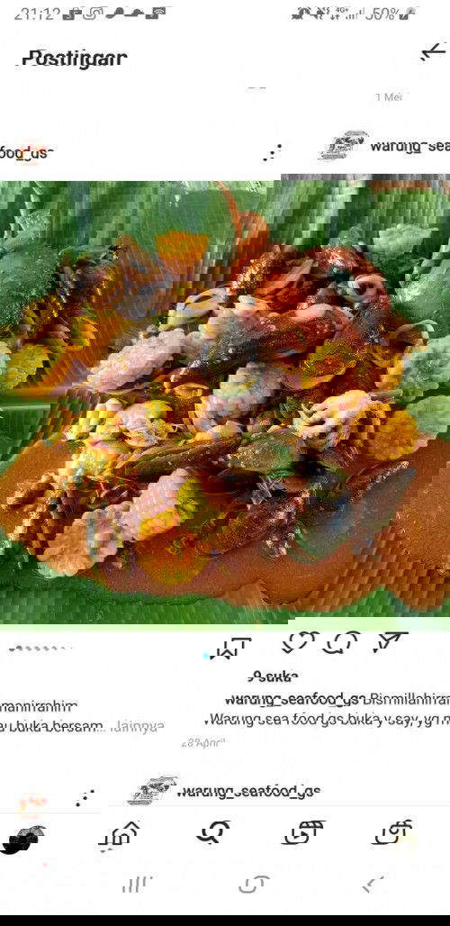 Hamil muda makan seafood