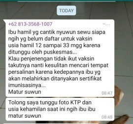 Vaksin covid 19 utk bumil