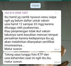 Vaksin covid 19 utk bumil