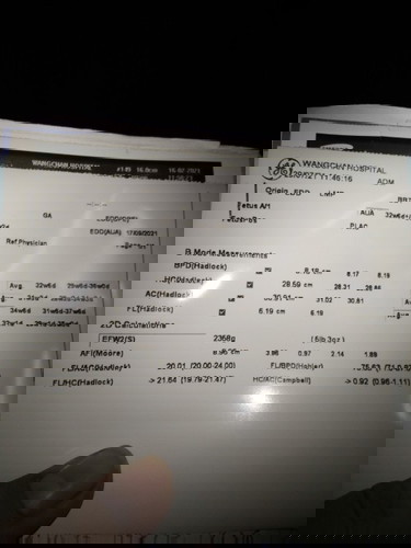 รบกวนแม่ๆช่วยดูผลให้หน่อยค่ะ