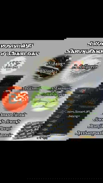 Sabun bamboo charcoal