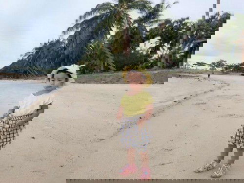 ทะเลสมุยกับป๊าและแม่ๆๆ