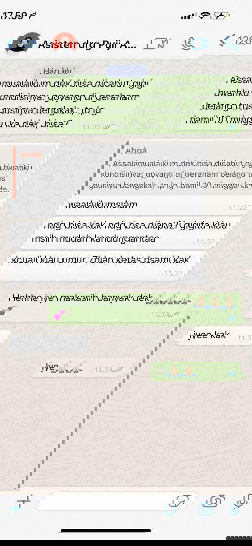 Gusi bengkak nonjol & gigi 2 goyang