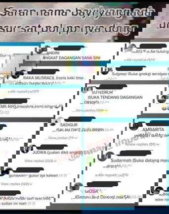 SARAN NAMA BAYI