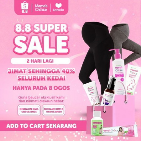📣 2 HARI lagi! 🥳 Untuk mama jimat hingga 40% di Mama's Choice!