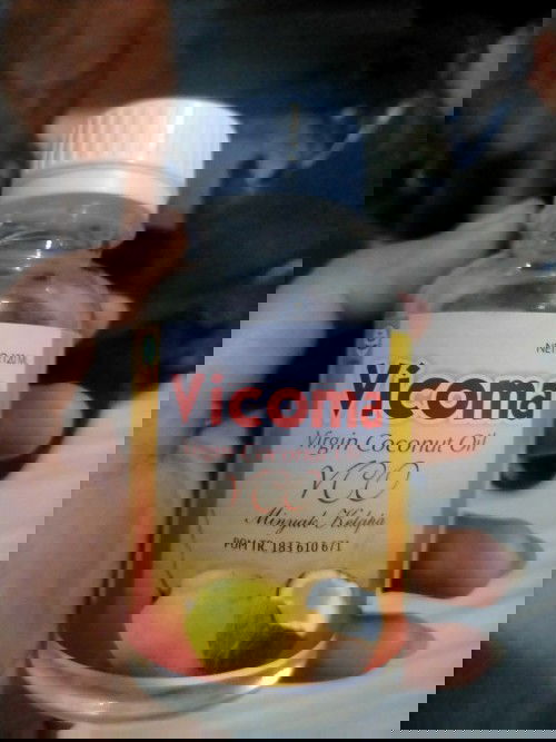 Vco Virgin coconut oil.