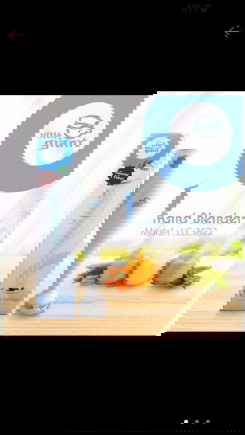 Preloved hand blender little giant