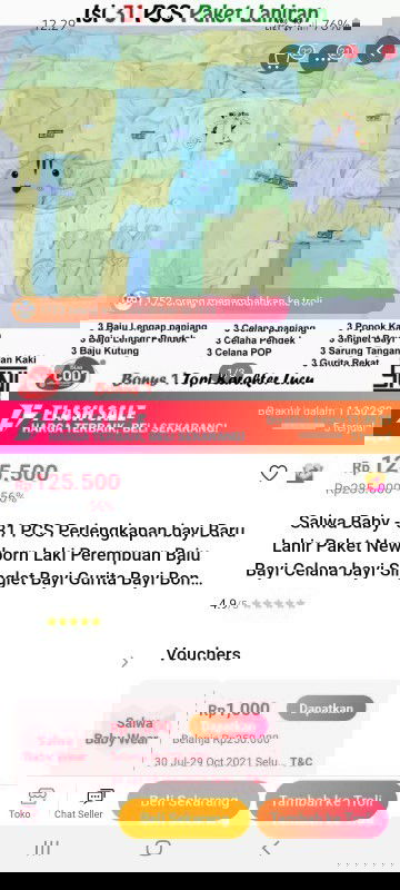 Paket perlengkapan baju baby