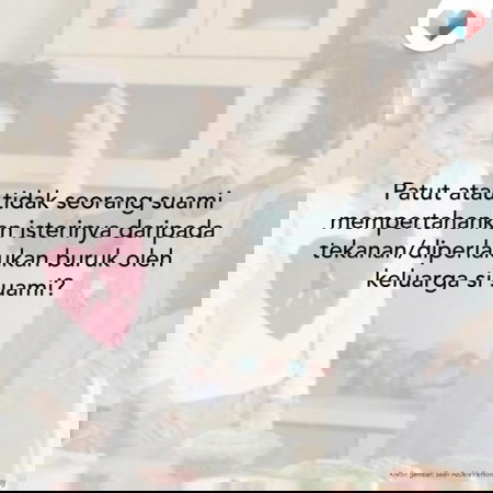 Apa pendapat anda tentang situasi macam ni?
