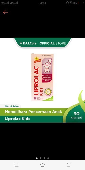 Jual liprolac kids sachet