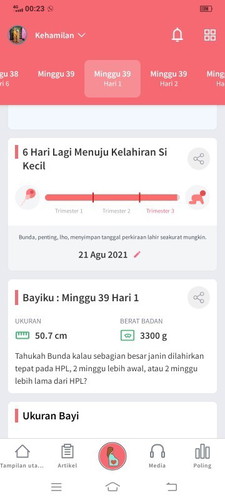 Mohon doa'nya bunda" semoga sidede bayi segerah ngasih gelombang cinta