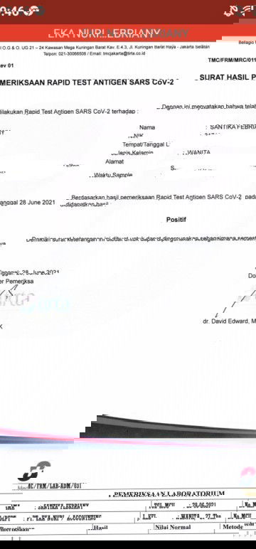 No More Rapid Test or Swab Test