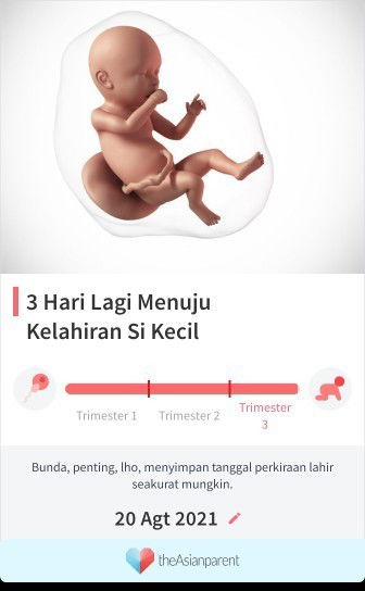 3 hari menjelang HPL