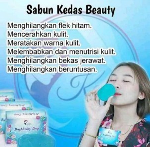 Jual sabun kedas beauty