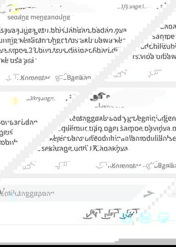 Tolong !!! Saring dulu sebelum komen