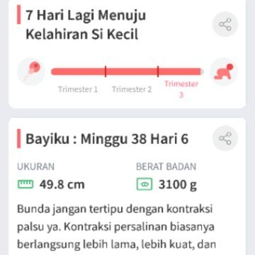 Janin mendekati HPL belum lahir