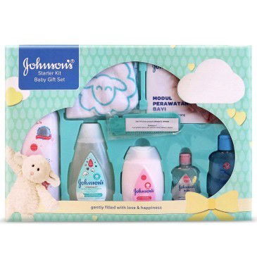 Jual murah jhonson's baby essentials gift set