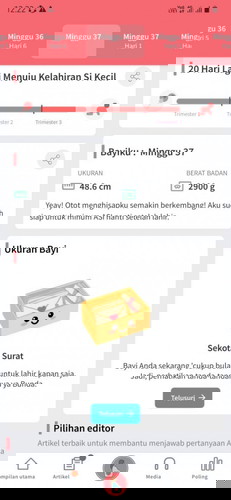 Udah ga sabar pengen ketemu si kecil