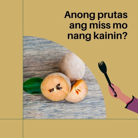 Mga prutas na nakakamiss.