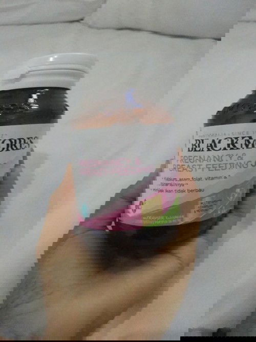 BLACKMORES PREGNANCY, VITAMIN C, DHA/MINYAK IKAN