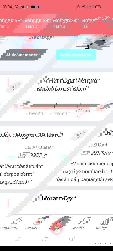Udah mau hpl tapi belom kroso opo2 Bun🥺. Hpl 3 hari lagi. Semoga cepat lahiran, ibu dan dedek nya