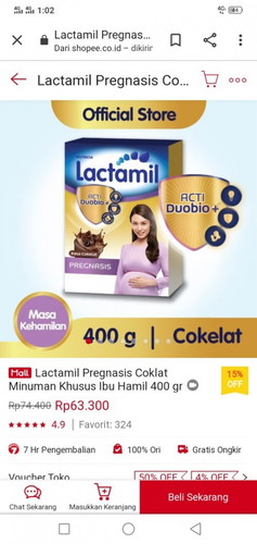 Bun minum susu lactamil bagus gak yaa