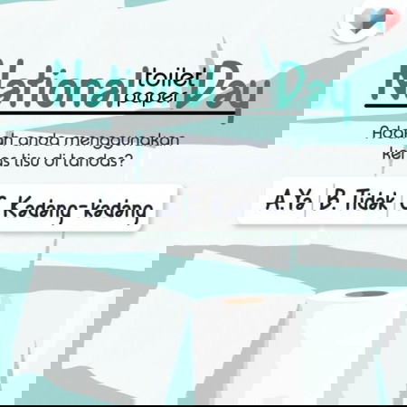 National Toilet Paper Day!