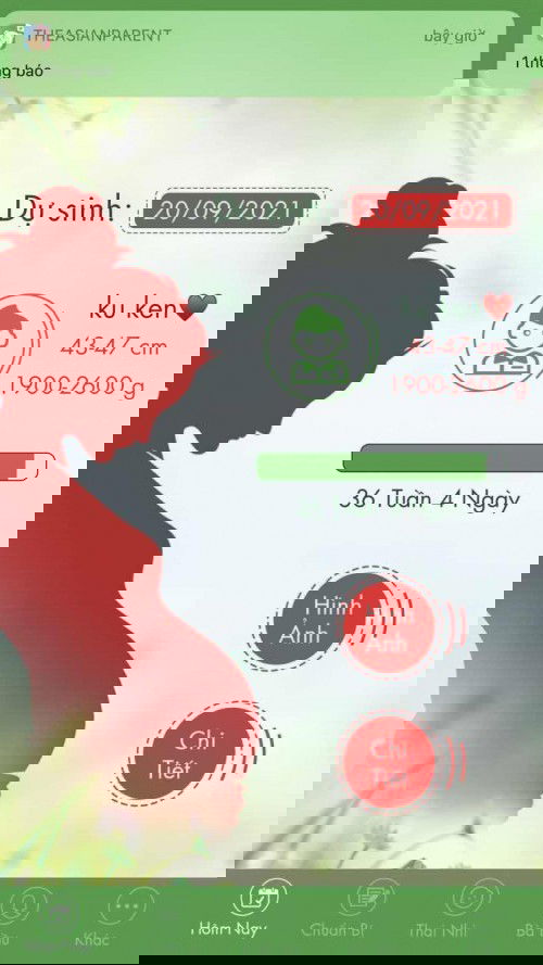 Trên lệch ngày dự sanh ạ