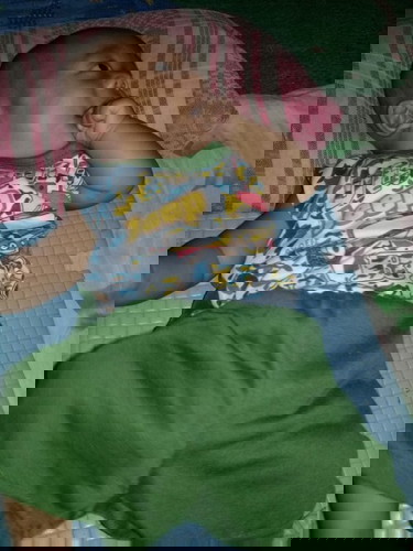 pagi semua bnda2 klokk bby tdurny tengkureep lma blh gk ya...asl hidung ny tdk kktuup...