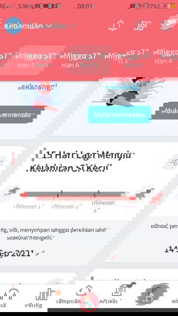 Menuju kelahiran sikecil