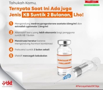 KB suntik 2 bulan