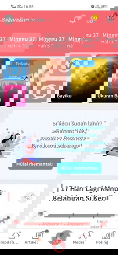 Belum ada tanda" melahirkan