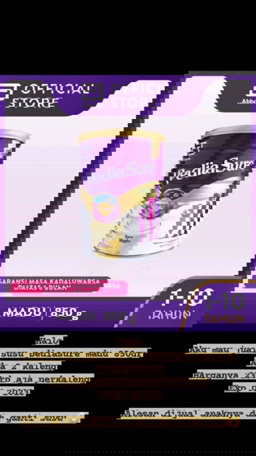 Jual susu karena anak ganti susu