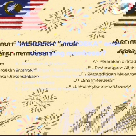 Apa memori 'KEMERDEKAAN' anda?