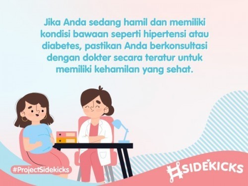 Rutinlah konsultasi dengan dokter ya, Bumil!