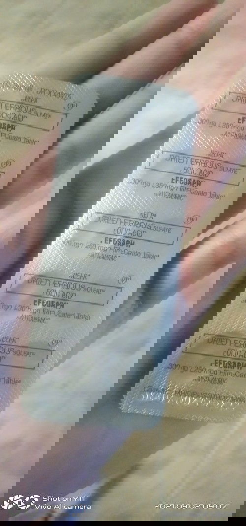 DRIED FERROUS SULFATE (FEFOSAPH)
300mg/250mcg Film-Coated Tablet