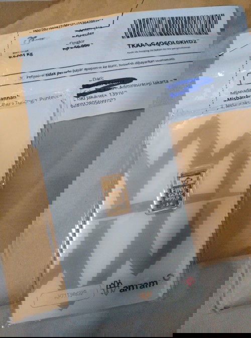 Hadiah emas Kontes MEMBARA 17 Agustus 2021 lalu, telah sampai🥰