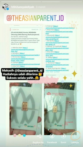 Hadiah kontes Membara the Asian parents