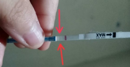 Assalamualaikum bunda2, maaf mw tnya donk, klo testpack hasilnya sprti ini kira2 positif ap gk ya,