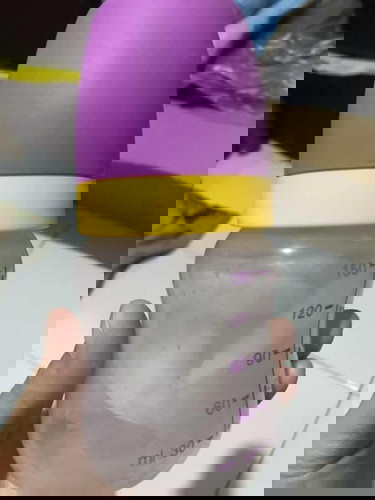 Sterilisasi botol, botol menjadi spt berdebu putih