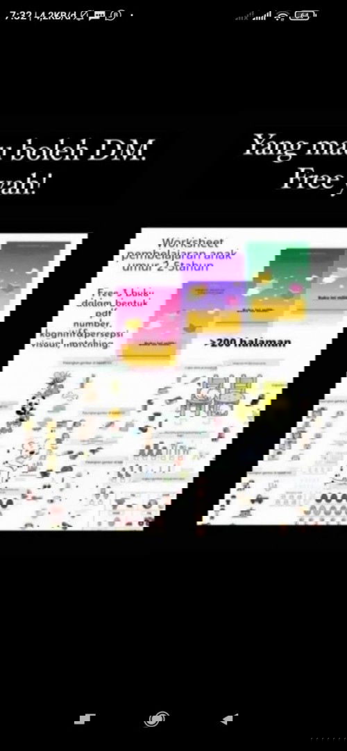 FREE WORKSHEET PERKEMBANGAN ANAK 2-5 TAHUN