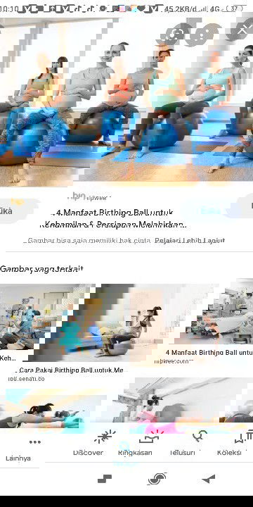 Usia kehamilan berapa baiknya di gunakan brithing ball