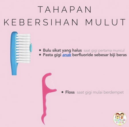 Pasta gigi bayi berflouride
