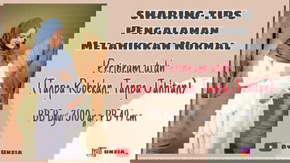 sharing tips lahiran normal tanpa jahitan