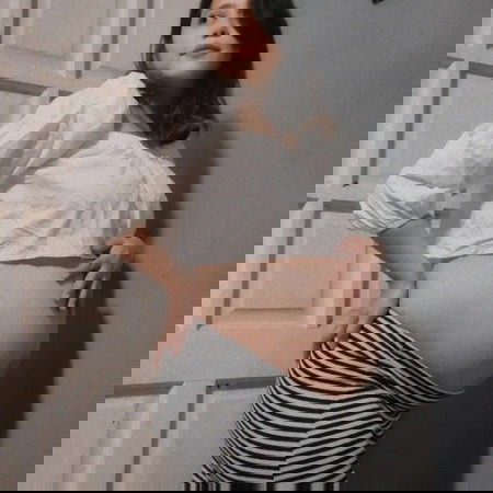 34 weeks baby bump..malaki ba?..patingin nmn ning sainyo..π₯°π₯°