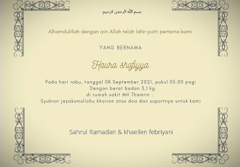 Alhamdulillah lahir di 38 week