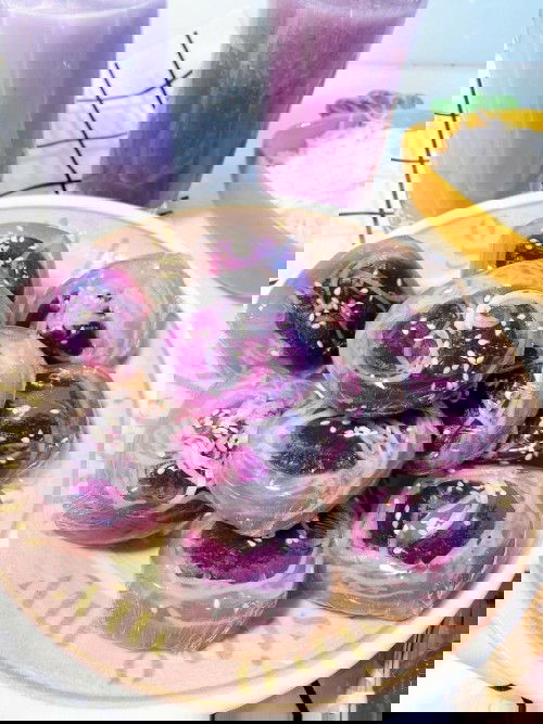 Bánh xu xê khoai lang tím.  #Tapmonan