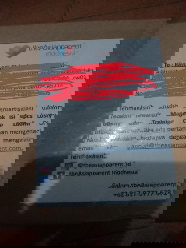 Terima kasih theAsiantparent 💐